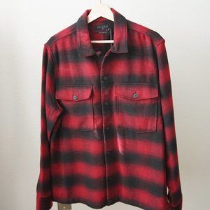 All Saints Bethune Flannel Shirt (Large)